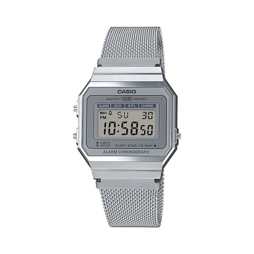 Vintage Casio zilverkleurig